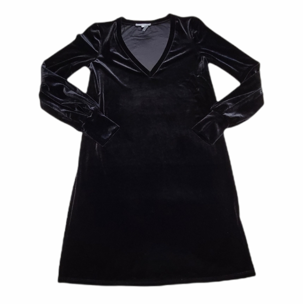 1 State V-Neck Bishop Sleeve Velvet Cocktail Dress‎